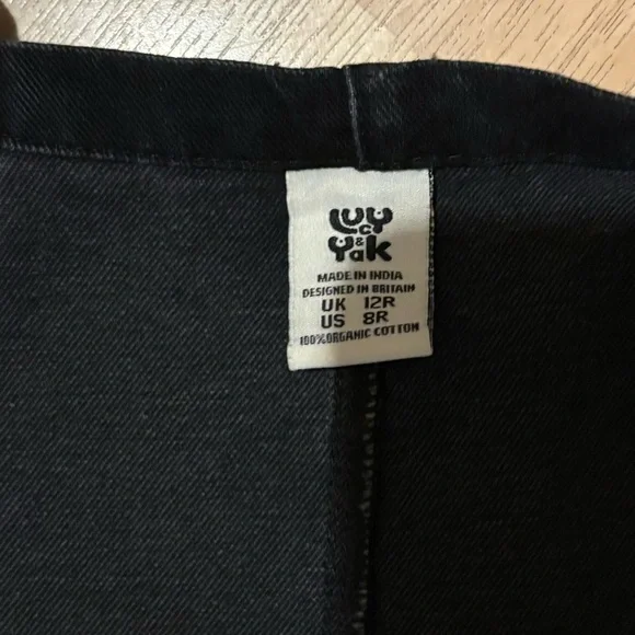 Lucy and Yak Custom Raccoon Hand Painted Overalls 8R